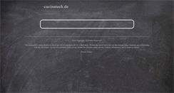 Desktop Screenshot of cucinatech.de
